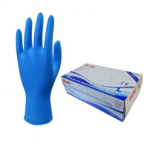 Nitrile Handschoenen long cuff - 100 stuks - maat L