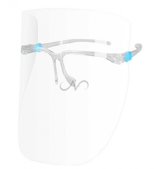 Faceshield met brilbevestiging
