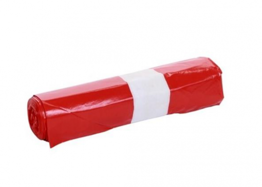 Afvalzak HDPE 70x110cm Rood 1 x 25 stuks