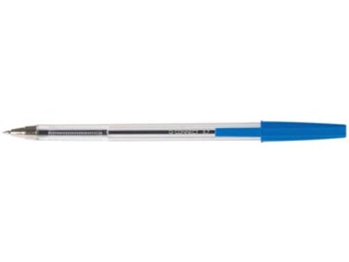 Balpen met dop blauw (50) stuks - Afbeelding 2