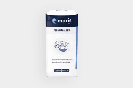 Toiletstoelzak - met absorberende inlegger - 20 stuks per rol