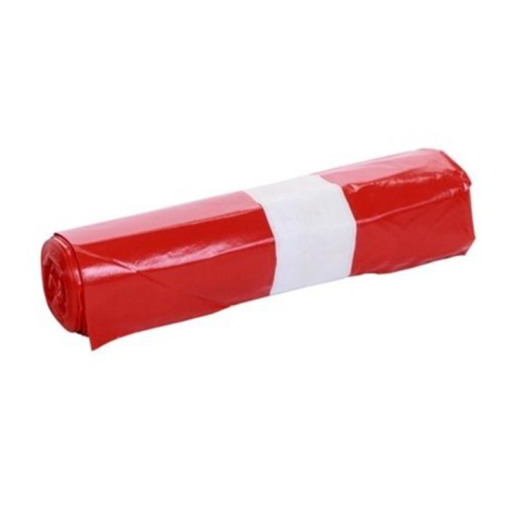 Afvalzak HDPE 70 x 110 cm Rood T35 120 L doos 10 rollen x 20 stuks
