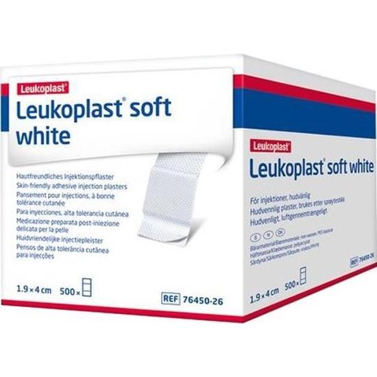 Injectiepleister Leukoplast Soft White 1,9cm x 4cm - 500 st