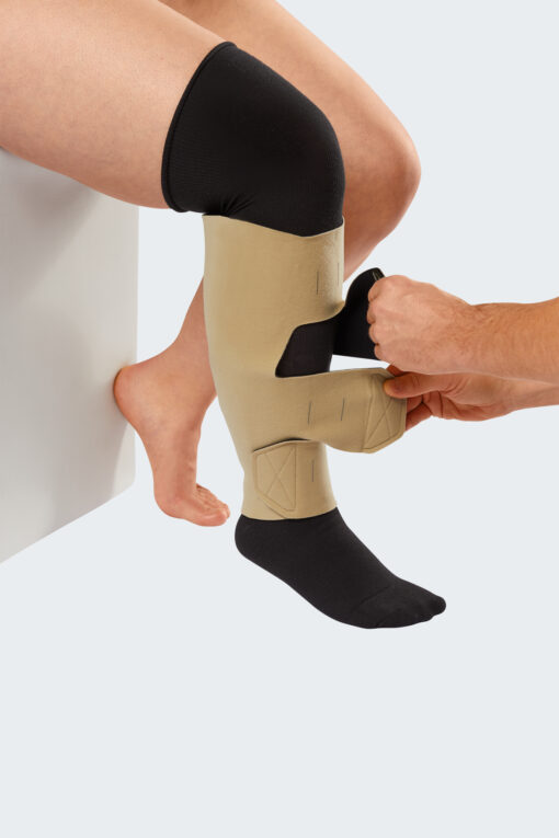 Circaid Juxtalite Onderbeen met Compressie onderkous lang extra wijd - maat M