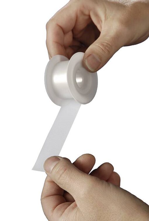 Heka film Hechtpleister PE Tape 5 m x 2,5 cm niet-steriel - 12 st - Afbeelding 2
