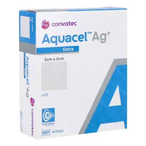 Aquacel AG+ Extra wondverband steriel 10x10 cm - 10 stuks