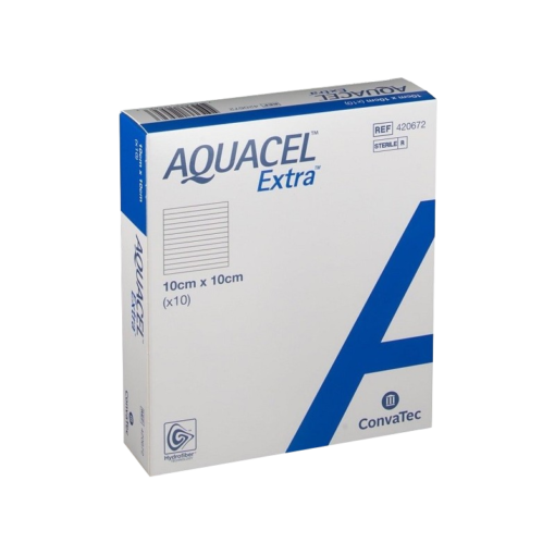 Aquacel Extra steriel 10x10cm - 10 stuks