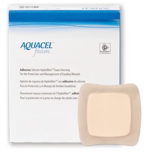 Aquacel Foam Adhesief Schuimverband 17.5 cm x 17.5 cm - 10 stuks