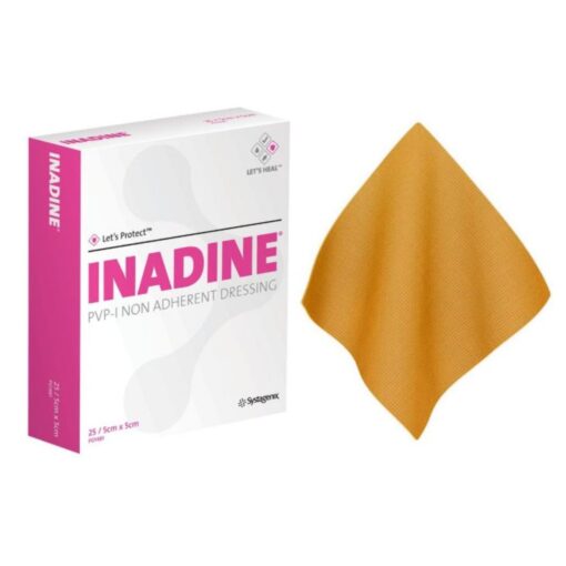 Inadine (povidonjodium) zalfgaas 5x5cm - 25 st