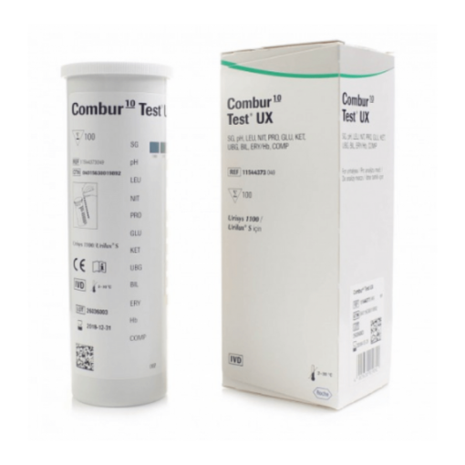 Combur 10 UX urine teststrips - 100 stuks