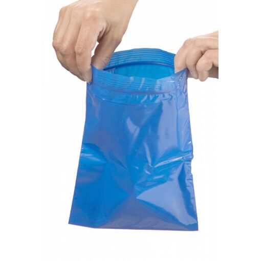 Heka bluebag stoma afvalzakje gripsluiting niet-steriel - 100 st