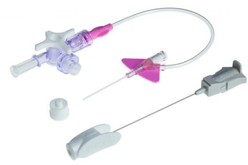 BD Nexiva gesloten IV kathetersysteem 20 G roze met driewegkraan – 383667 – 10 stuks