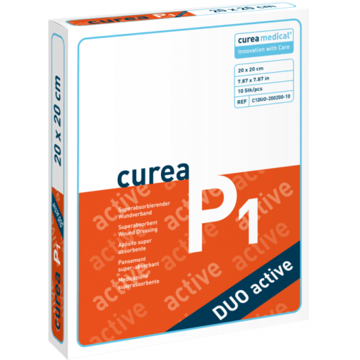 Curea P1 SuperCore® Wondverband Duo Active 20 x 20 cm steriel - 10 stuks
