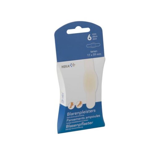 Heka blarenpleisters tenen 17 x 59 mm - 36 stuks