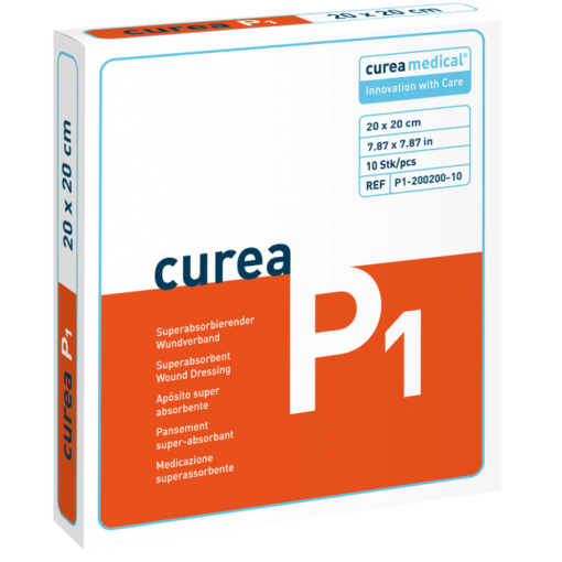 Curea P1 SuperCore® wondverband 20 x 20 cm steriel