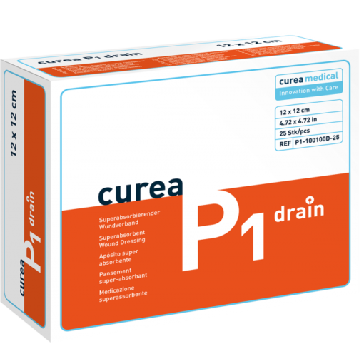 Curea P1 SuperCore® drainkompres 12 x 12 cm steriel