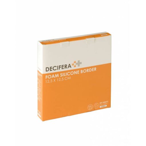Decifera Foam Silicone border 12,5 x 12,5 cm - 5 stuks