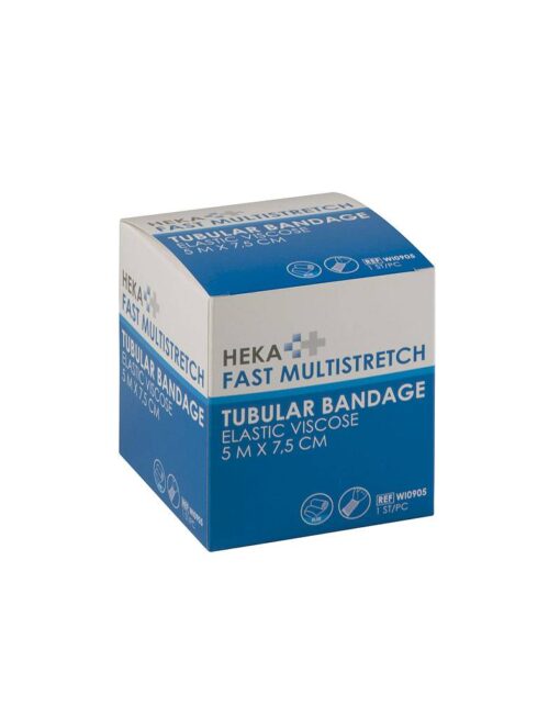 Heka Fast Multistretch 7,5 cm x 5 m niet-steriel - 6 rollen
