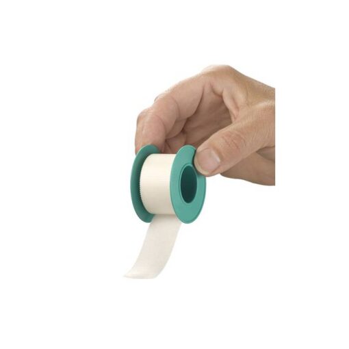 Heka Silk Hechtpleister Ring 5 m x 1,25 cm niet-steriel - 18 stuks