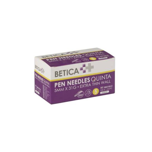 Betica Quinta Pennaalden 5 mm x 31 G steriel - 100 stuks - Afbeelding 2