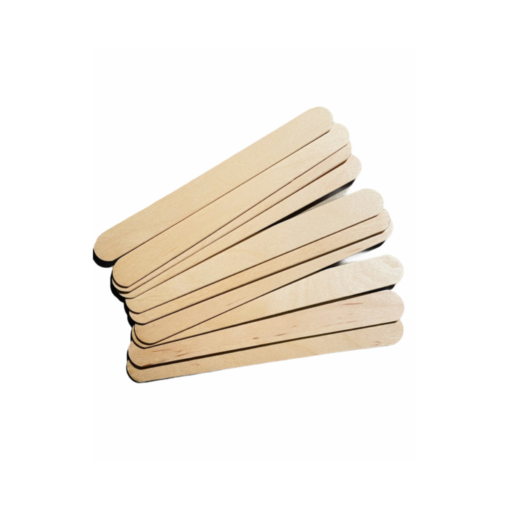 Houten Tongspatels 15 x 2 cm - 100 stuks