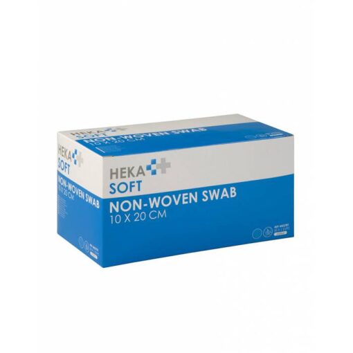 Heka Soft non-woven kompres 10 x 20 cm steriel (8 lagen) - 50 stuks - Afbeelding 2