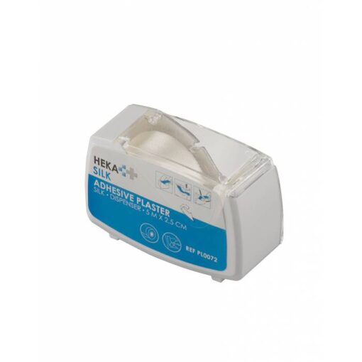 Heka Silk Dispenser 5 m x 2,5 cm niet-steriel - 6 stuks
