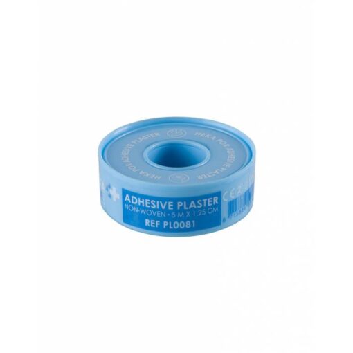 Heka Por non-woven hechtpleister ring 5 m x 2,5 cm niet-steriel - 12 stuks