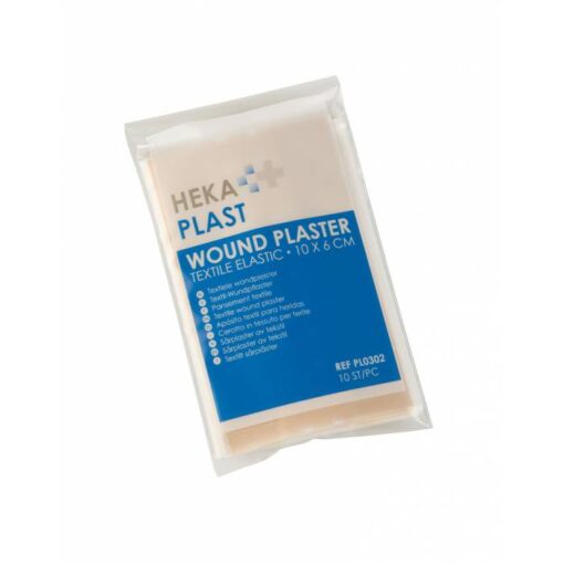 Heka Wondpleister textile elastic 10 x 6 cm niet-steriel - 10 zakjes
