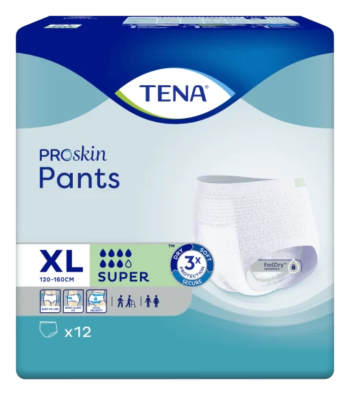 Tena Pants Proskin XL Super- 1 verpakking (12 stuks)
