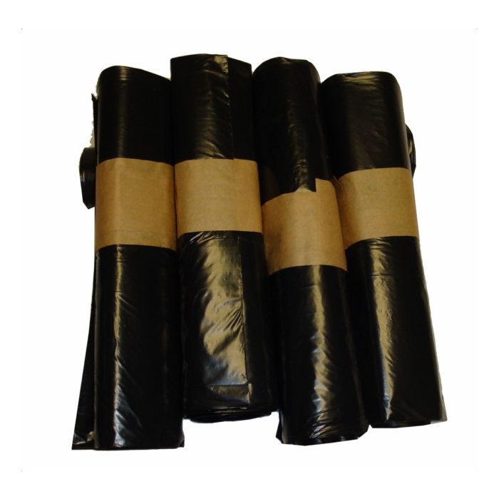 Afvalzak zwart 45x50x25my - 25 x 40 stuks