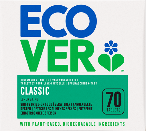 ECOVER Vaatwastabletten Classic 1,4kg - 70 tabletten