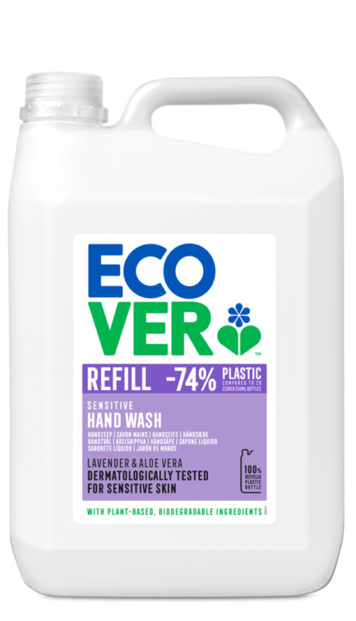 ECOVER Handzeep Lavendel en Aloë Vera op navulling (1L)