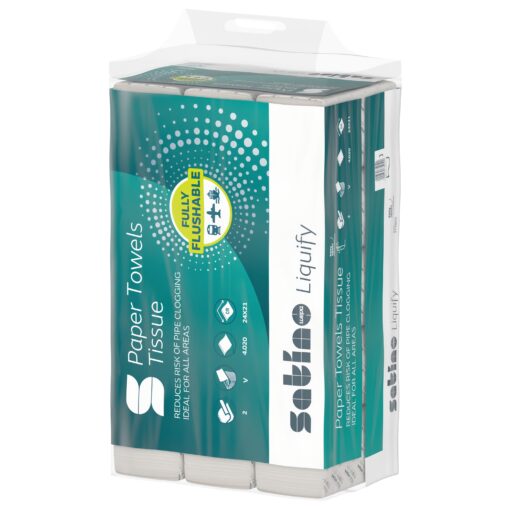 Wepa Liquify V-vouw handdoek 24x21 cm - 15 pakken