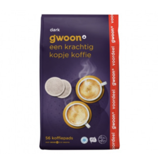 G'woon Koffiepads Dark Roast (Senseo) - 56 stuks