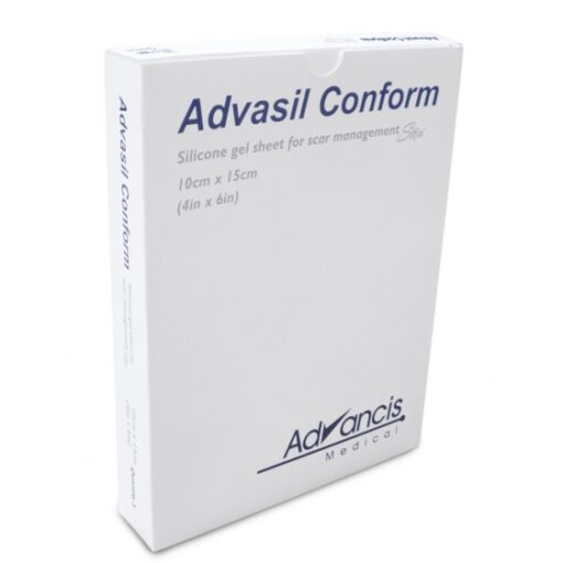 Advasil Conform - Siliconen gel sheet voor litteken management (10cm x 15cm) - 5 stuks - Afbeelding 2