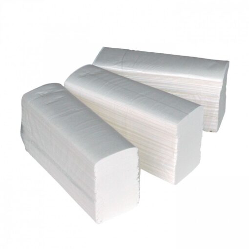 Handdoekpapier Liomed Multifold, cellulose 2 laags (24cm x 20,5cm) - 3750 stuks - Afbeelding 2