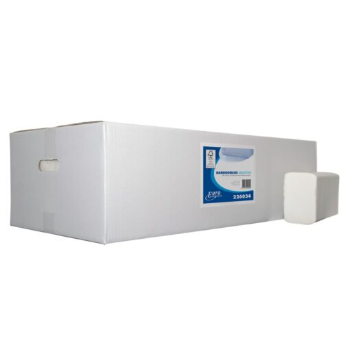 Handdoekpapier Liomed Multifold, cellulose 2 laags (32cm x 20,6cm) - 3000 stuks