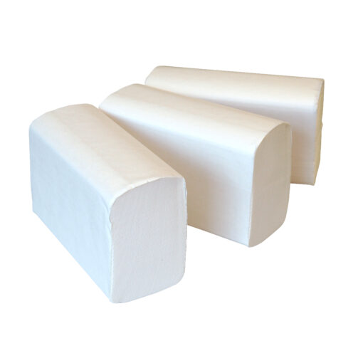 Handdoekpapier Liomed Multifold, cellulose 2 laags (32cm x 20,6cm) - 3000 stuks - Afbeelding 2