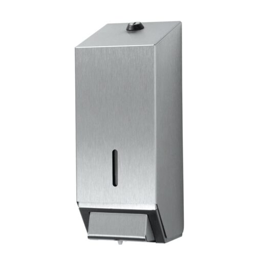 Soap dispenser 1 ltr refillable, stainless steel