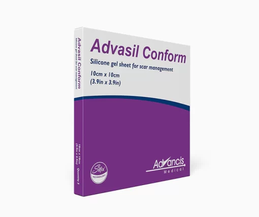 Advasil Conform - Siliconen gel sheet voor litteken management (10cm x 15cm) - 5 stuks
