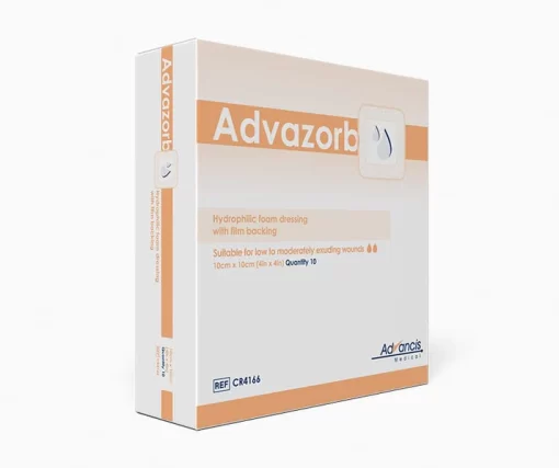 Advazorb - Hydrofiel schuimverband met film toplaag (15cm x 15cm) - 10 stuks - Afbeelding 3
