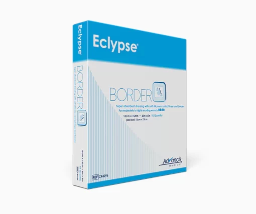 Eclypse Border - Super Absorberend Verband Ovaal (15cm x 20cm) - 10 stuks - Afbeelding 2