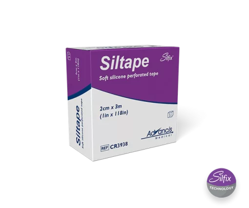 Siltape - Zachte Siliconen Fixatietape (2cm x 3mtr.) - 5 stuks