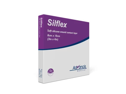 Silflex - Zachte Siliconen Wond Contactlaag (8cm x 10cm) - 10 stuks - Afbeelding 2