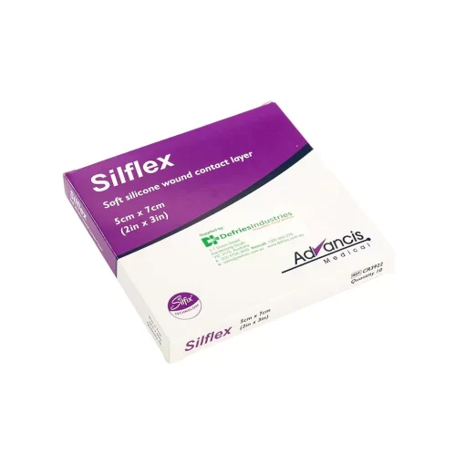 Silflex - Zachte Siliconen Wond Contactlaag (5cm x 7cm) - 10 stuks - Afbeelding 2