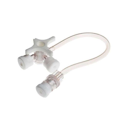 BD Connecta 3-weg kraan wit met verlengslang 10 cm - (50 stuks)