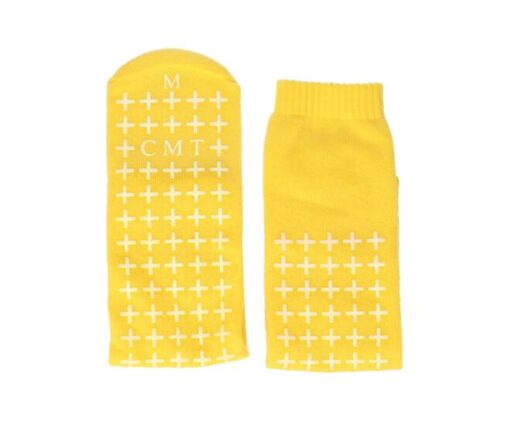 CMT anti-slip sokken geel medium maat 39-42 - 1 paar
