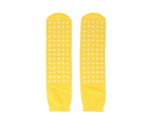 CMT anti-slip sokken geel medium maat 39-42 - 1 paar - Afbeelding 2