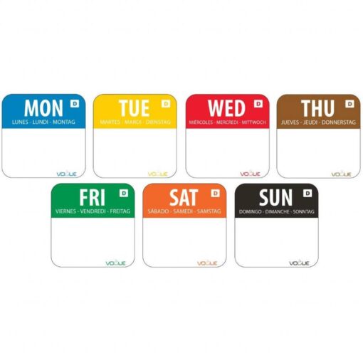 Oplosbare voedselstickers Set - 7 x 1000 stuks